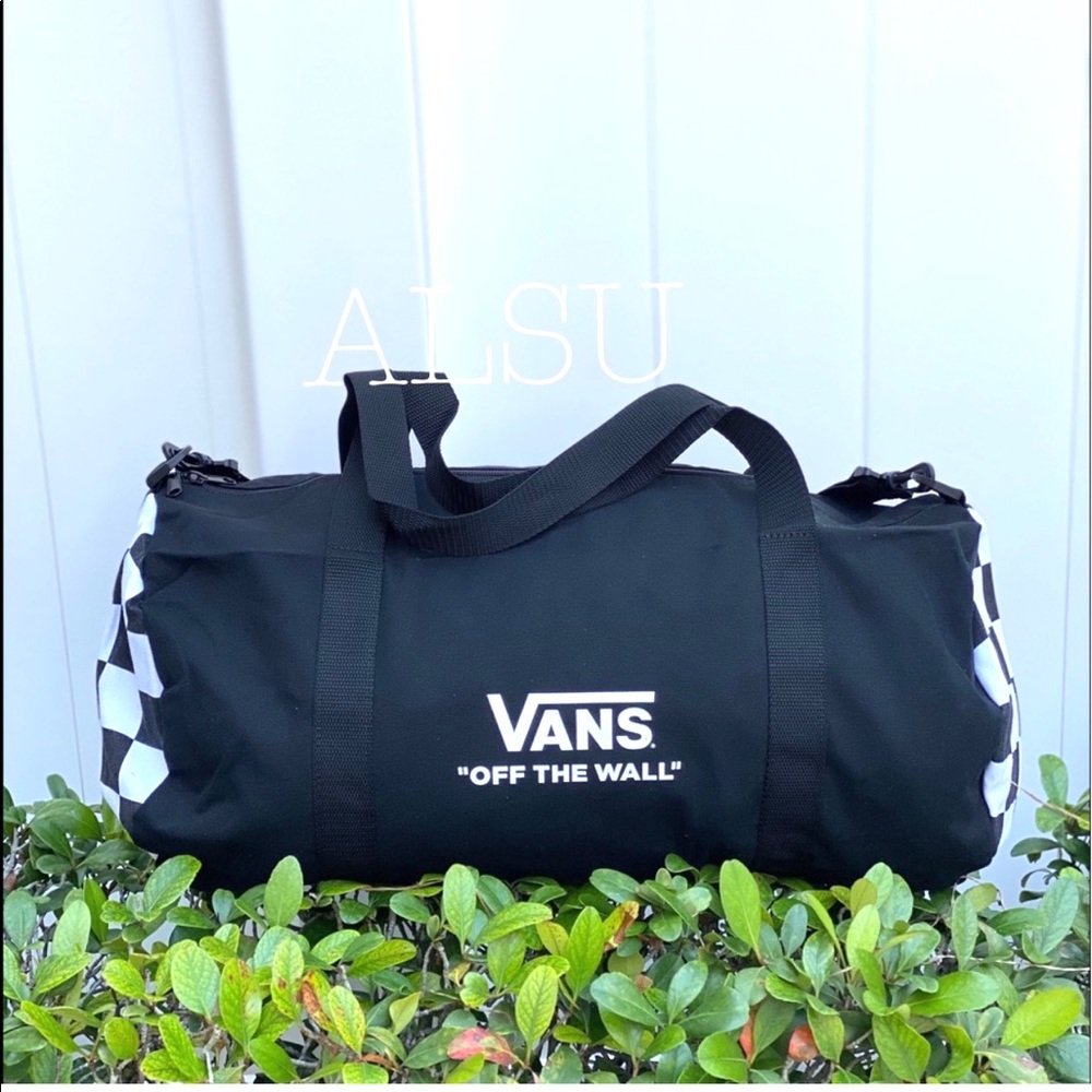 VANS Men’s Duffel Bag Medium Black AUTHENTIC VN0A4UFQNOA - Picture 3 of 10
